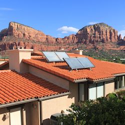 Solar Domestic Hot Water System - Sedona, AZ, USA