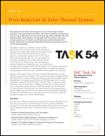 Task 54: Price Reduction of Solar Thermal Systems