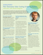 Interview with Daniel Mugnier: New Generation Solar Cooling & Heating Systems